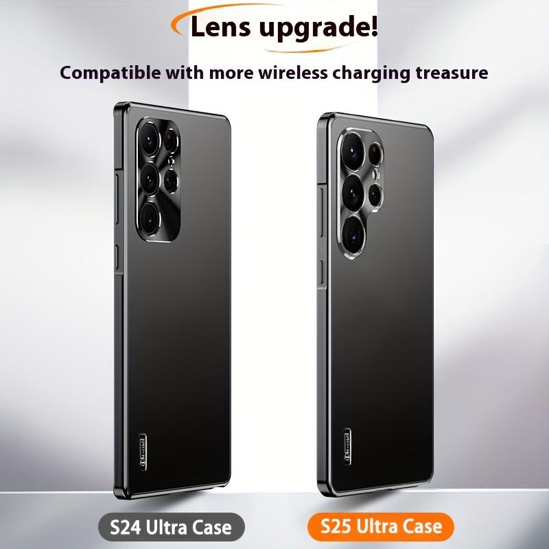 Samsung Galaxy S26/s25/s24 Ultra Case, Metal Magnetic Aluminum Alloy Thin Shockproof Back Cover (free High-Quality Screen Protector)