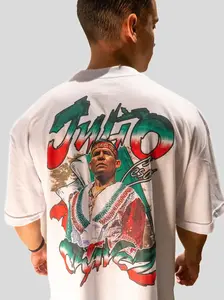 Julio César Chávez White Vintage Boxing T-Shirt | Retro Mexican Flag Colors Graphic Tee | Unisex Boxing Legend Fan Shirt | Streetwear Sports Memorabilia for Boxing Enthusiasts