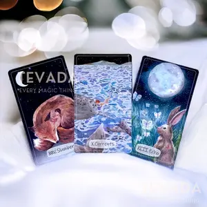 Wild Child Oracle II Intuitive Watercolor Insight Card Spiritual Journey Cute Art Unique Indie Oracle Cards Deck Affirmation Cards