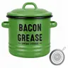 AREL 40oz Bacon Grease Container with Food Strainer - Multi-Functional Household Kitchen Supplies for Kitchen Use