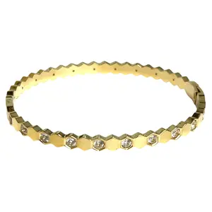 HexaGlow  Bangle Gold LM