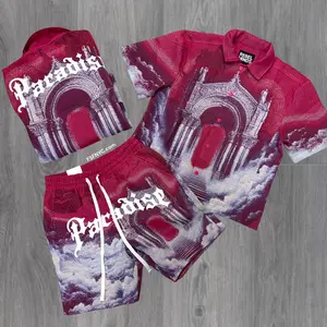 Rebel - paradise  Tapstry Short set - Pink  -705 905