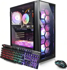 STGAubron Gaming PC Desktop Computer, GeForce RTX 2060 Super 8G, Intel Core i7 up to 3.9GHz, 32GB RAM, 1TB SSD, WiFi 6, BT 5.0, Windows 11 Home