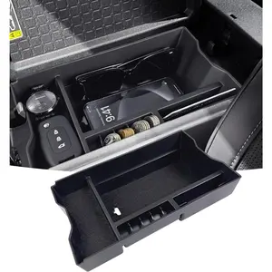 Center Console Organizer Tray Storage Box for Toyota RAV4 2026, Interior Accessories Armrest Insert Tray Storage Box for 2026 RAV 4, Black