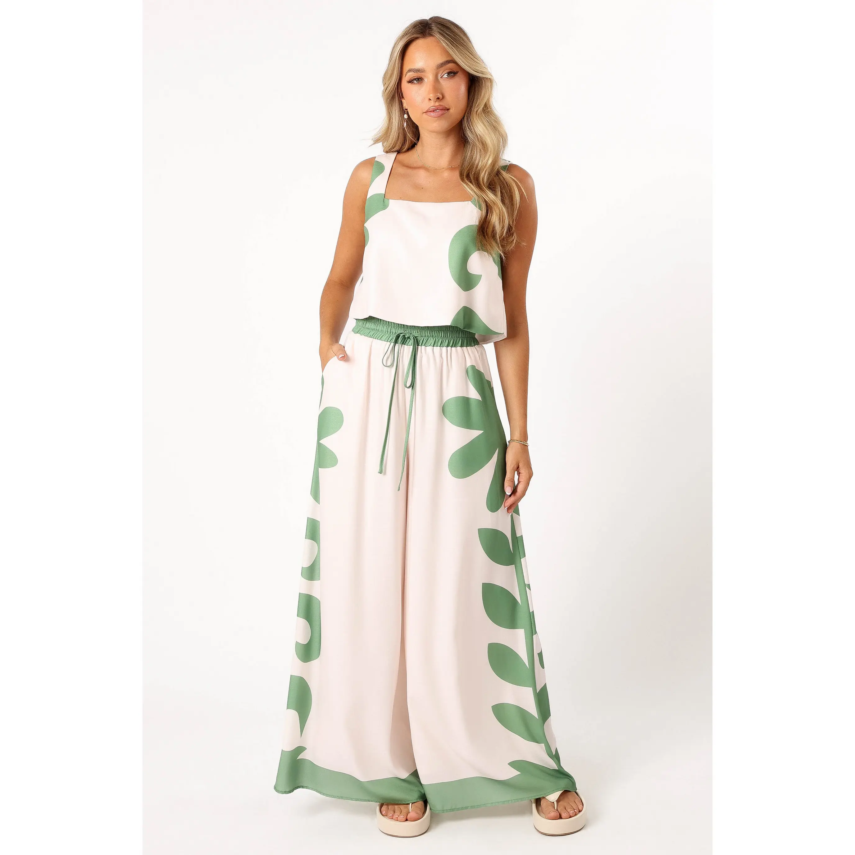 Timothy Pant Set - Beige Green - TikTok Shop Timothy Pant Set - Beige Green - TikTok Shop