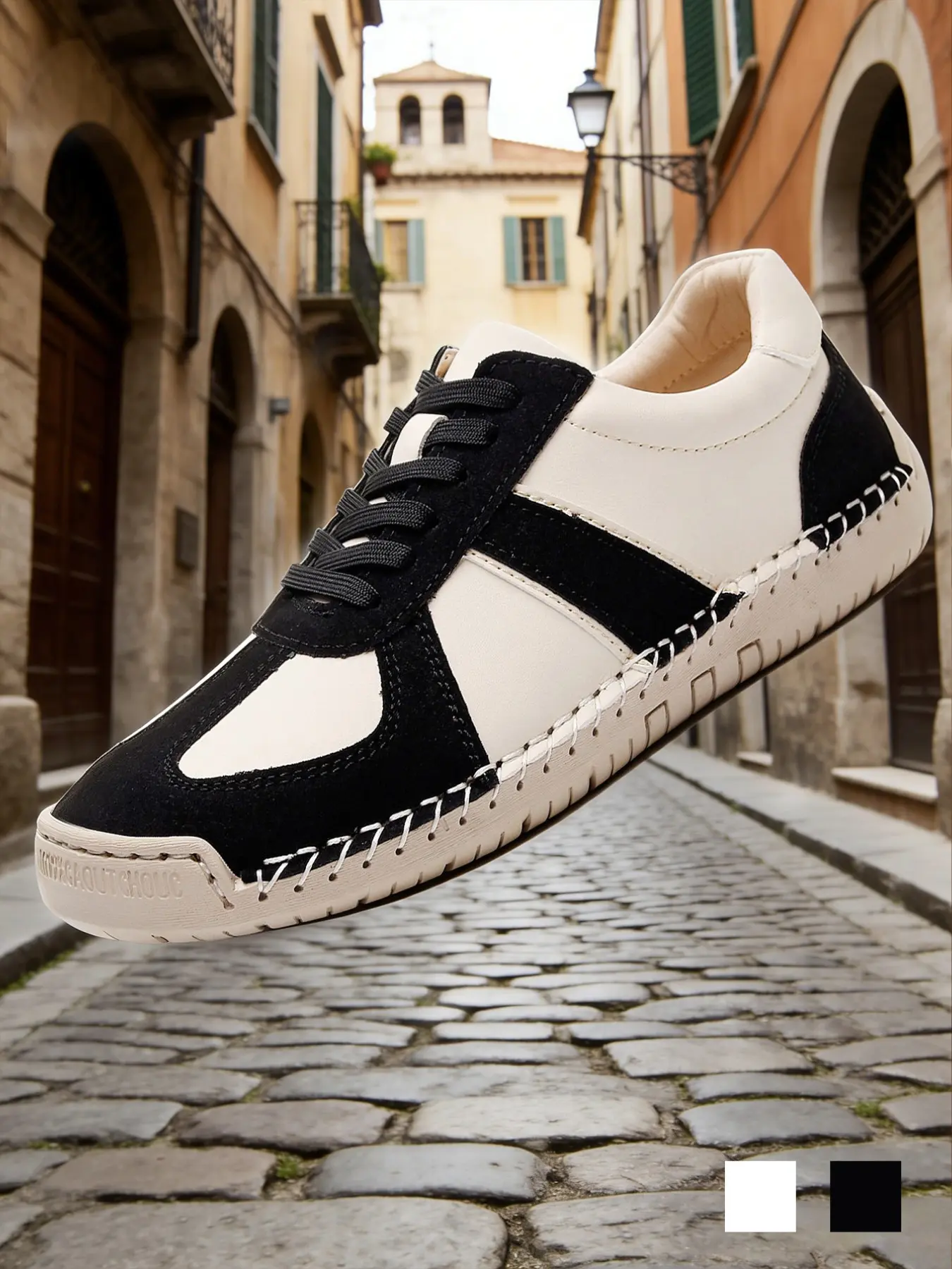 Men's German Army Trainer GAT Sneakers Lightweight Flexible Non-Slip Hand-stitched Suede Patchwork Trainers Low Top T-Toe Flat Walking Shoes Retro Vintage All Seasons Microfiber Leather Big Size 11 12 13 14 15 Travel Hiking Gym Casual Wear