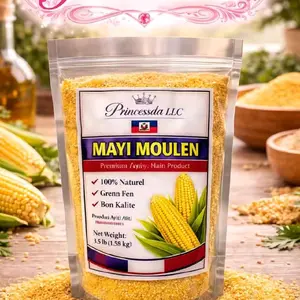 Princessda LLC Mayi Moulen Peyi 100% Natural Grenn Fen Bon Kalite 3.5 lb 1.58 kg Premium Ayi Main Product