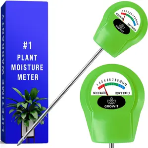 GROWIT Plant Moisture Meter Houseplants - Accurate Plant Water Meter for Indoor Plants Soil Moisture Meter - No Battery Needed