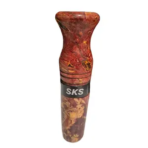 SKS Brand Mule Deer Grunt Tube with Magnificent Wood Detail for Hunting Accessories