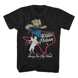 Willie Nelson Vintage Country Shirt – Texas Cowboy Graphic Tee “Always On My Mind” Classic Style Men Women Tops