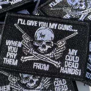 Cold Dead Hands Tactical Patch Black  - 2" x 3"