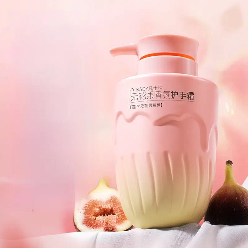 Plant Extract Fig Scented Hand Cream - Hyaluronic Acid Moisturizing Hydrating for Dry Hands Moisturizer Hand Skin Care