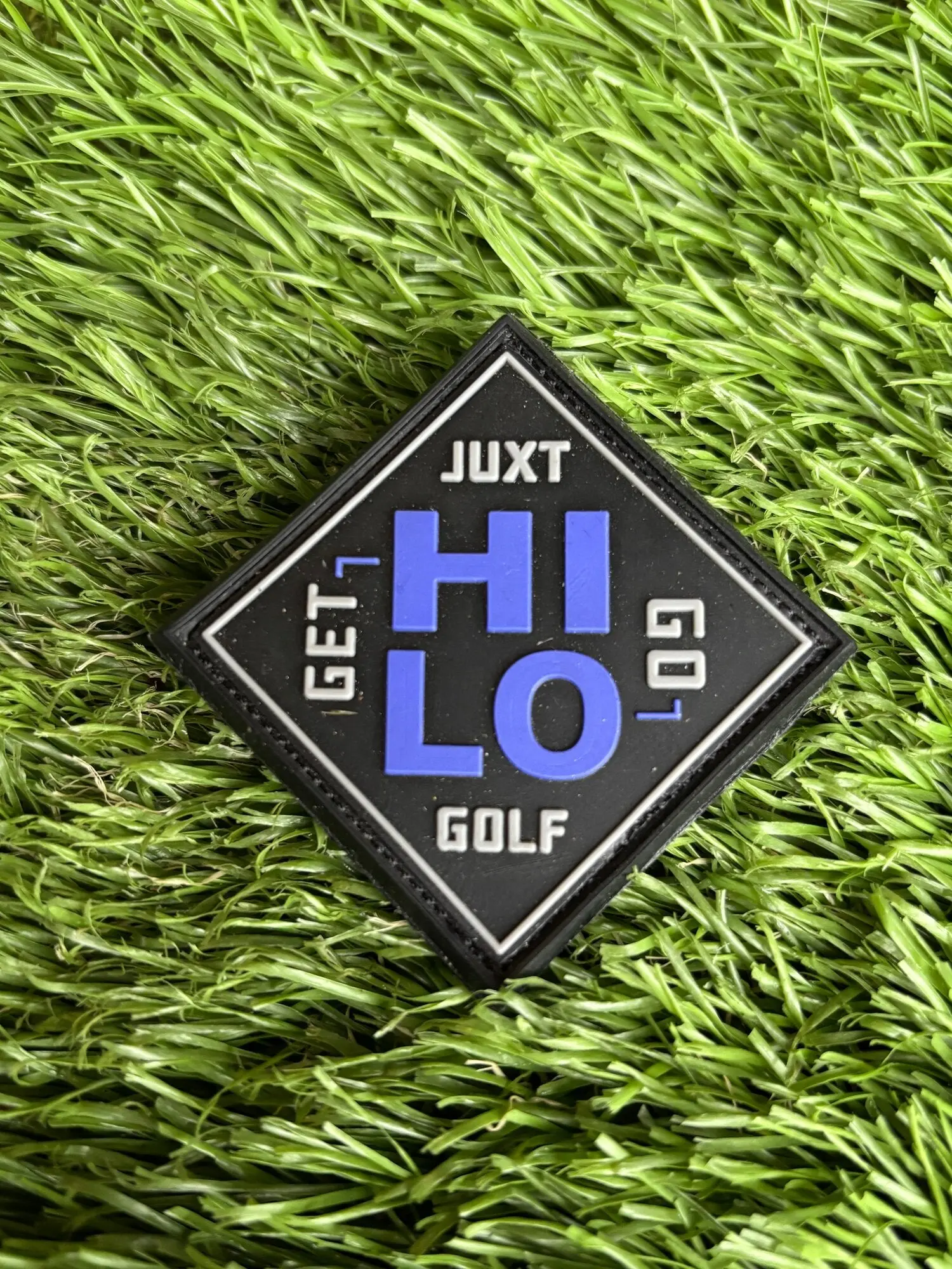 GOLO 3D Golf Morale Patch - 3D Raised Face, Premium Texture, Velcro Hook Backing, Attaches Instantly, Collect Them All, Ideal for Golfers, Embroidery & Sewing Supply