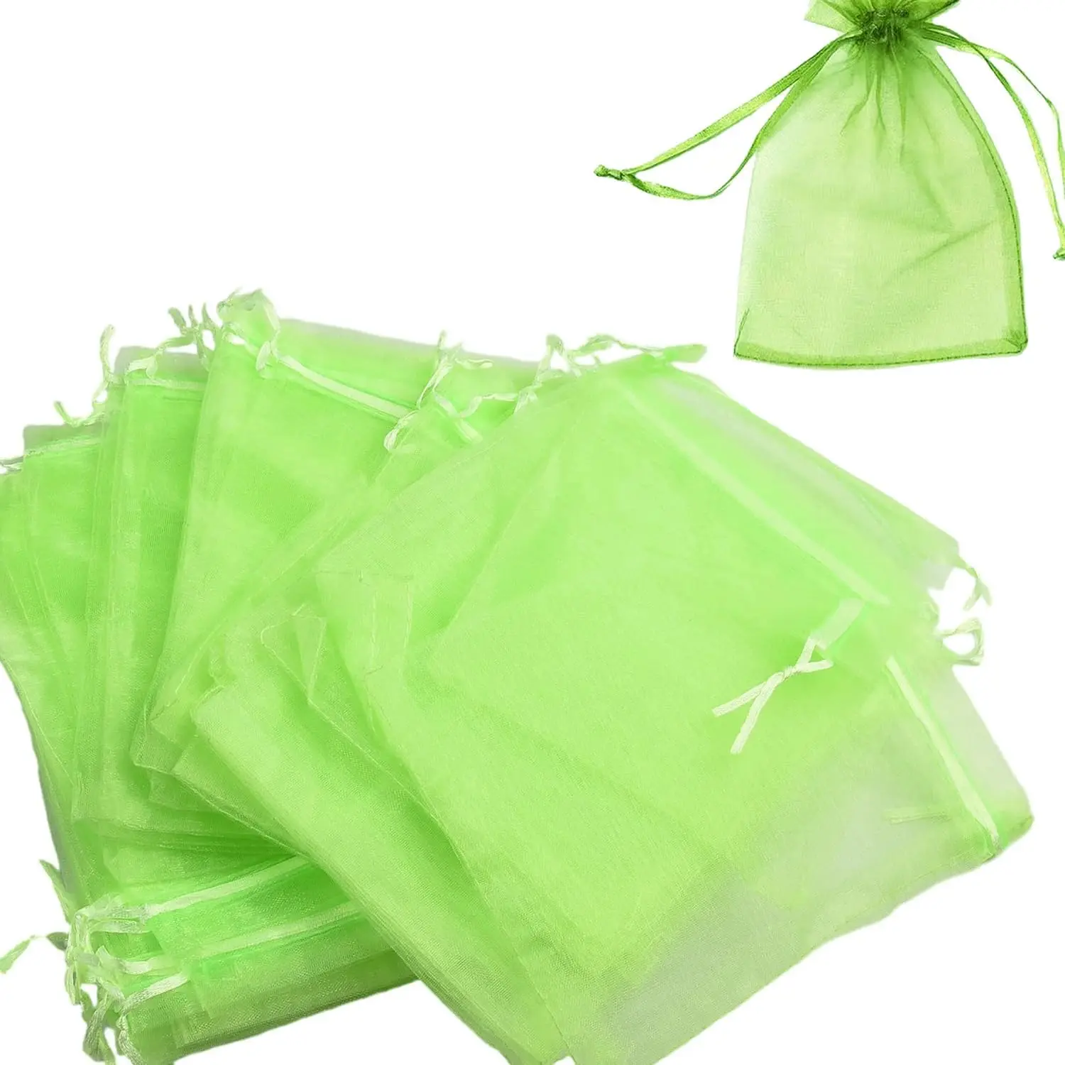 30 count 3.9''x5.9'' Drawstring Fruit Netting Bags,  Garden Netting Bags, Fruit Cover Mesh Bag for Fruit Trees Vegetable Floral