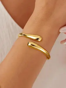 Fashionable Teardrop Bracelet Bangle, Thick Tear Drop Cuff Jewelry Gift, Perfect Birthday Present, Valentine's Day Gift for Her