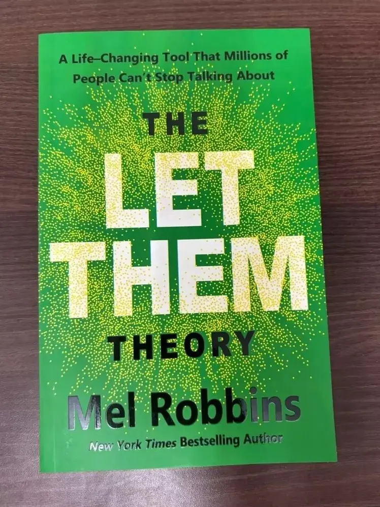 The Let Them Theory Motivation Book by Mel Robbins - Easy-to-Handle Portable Softcover Standalone Trade Paperback, Single Copy