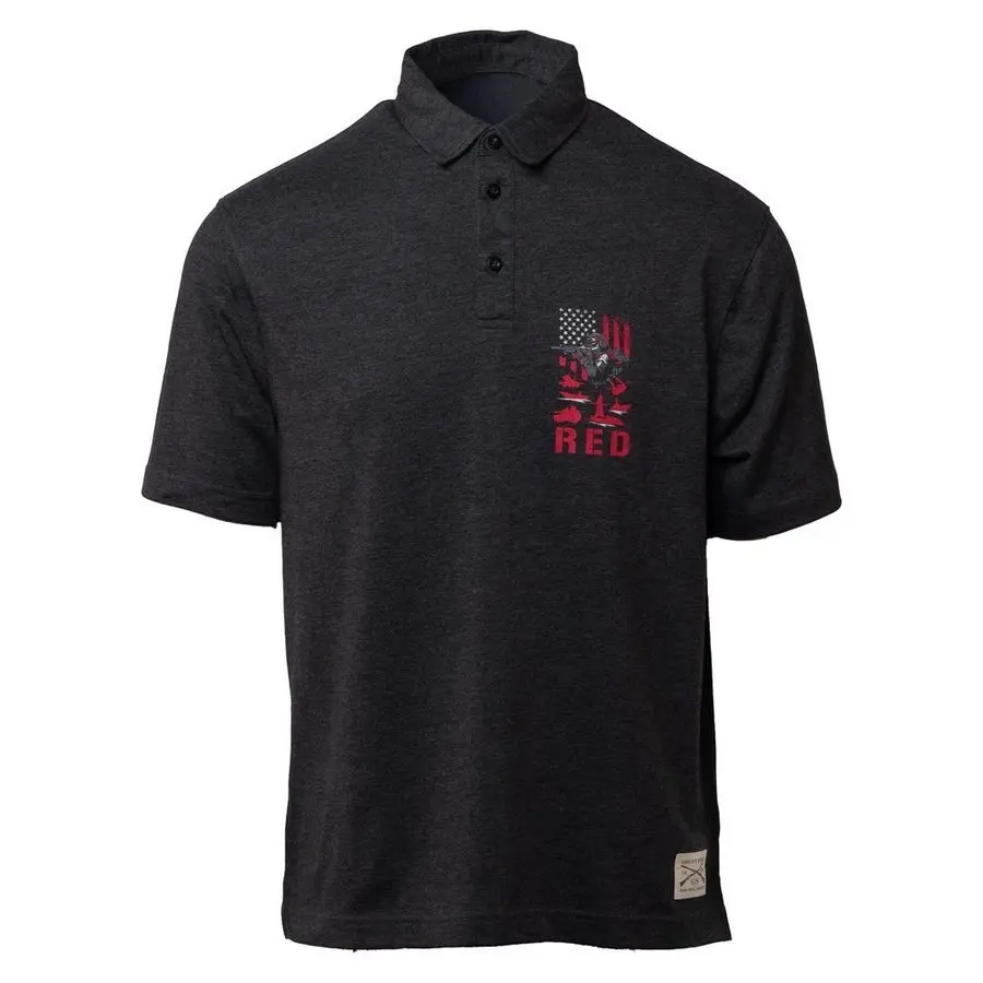 RED Friday Cruiser Polo - Heather Black
