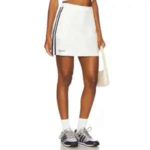 adidas Originals x Sporty & Rich Skort in Core White & Night Navy