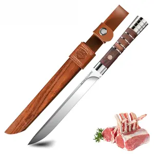 M390 High-Grade Powder Steel Kitchen Knife Set, Straight Blade Fruit Knife, Ideal for Bone Removal and Cutting, 1/2 Piece Kit