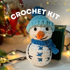 DIY Crochet Kit: Snowman