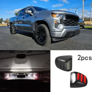 2 Pcs LED License Plate Light, Led Car Lights | Fit Chevy Silverado 1500/2500/3500 & GMC Escalade, FCC Certified Safe & Reliable, 12V Eco-Friendly LED Source, Chem-Free Easy Installation, Enhance Driving Visibility
