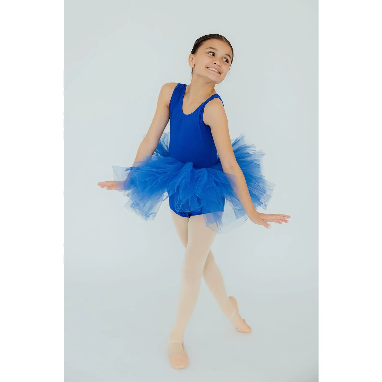 Royal Blue Tank Tutu Leotard