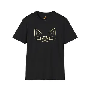 Men's cat lover and pet ownership Graphic T-Shirt - Short Sleeve Crew Neck Regular Fit Casual Wear | Soft & Breathable Fabric, Durable Print, Everyday Comfort, Machine Washable, minimalist and cute casual wear for cat enthusiasts, suitable for everyday