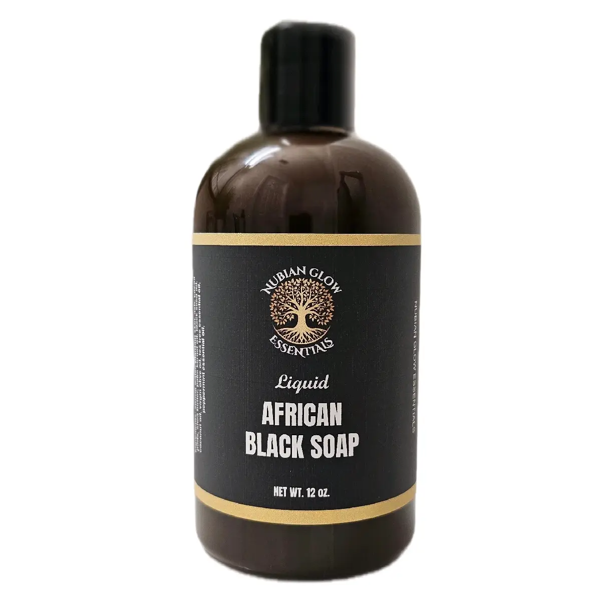 Nubian Glow Essentials Cleansing Liquid African Black Soap Eczema Moisturize Cleanser Hydrating