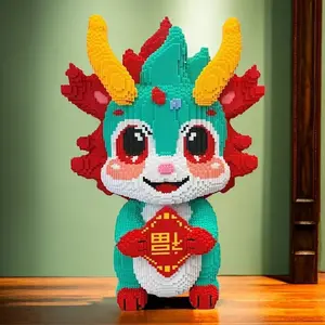 3856 pieces of cute Furong Building Toys | Creative Building Blocks and Intellectually Stimulating PP Small Particle Assembly and Assembly Toys | Office, home desktop, cabinet decoration items | Christmas and various holiday gifts