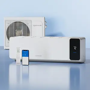【Two packages】Cozeware Mini Split Air Conditioner 9k/12K/18K/24K BTU 115V/230V 18/20/21SEER2 Heat Pump Compatible with Wifi Alexa Cools Up to 750 Sq Ft for Living Room Bedroom Study Loft