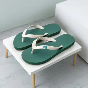 Men's Flip Flops Summer Casual Shoes Home Outdoor Dual-use Sandals Two-tone Sole Beach Shoes Non-slip Comfortable & Stylish