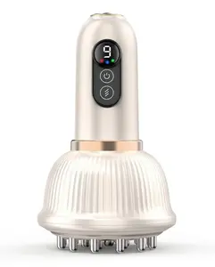 Professional Handheld Massager for Muscle & Lymphatic Support - Rechargeable Device with Heat & Vibration for Full-Body Care on Neck, Back, Arms, Waist, Belly & Legs, Portable Gift