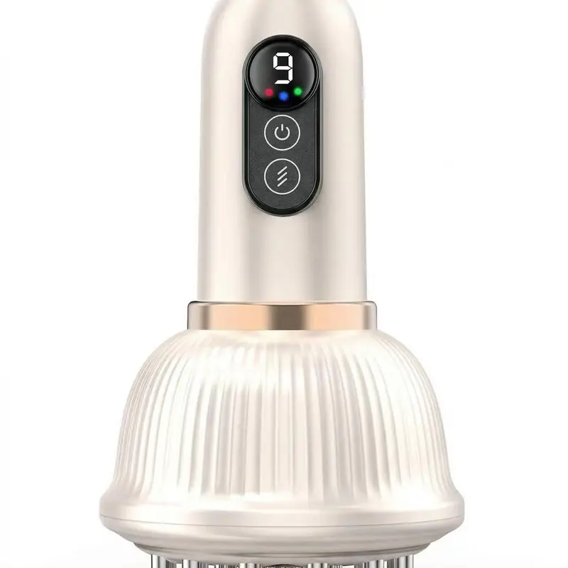 Professional Handheld Massager with Lymphatic Drainage - Rechargeable, Heat & Vibration Device for Muscle Support, Portable Full-Body Care Gift for Neck, Back, Legs,dorm essentials