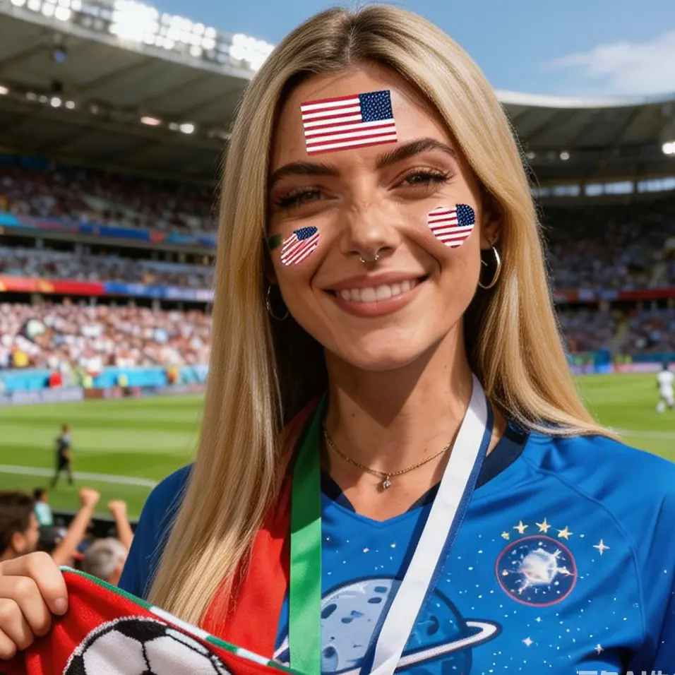 US Flag Temporary Face Paint Tattoo Stickers - 10pcs Per Country, July 4th Independence Day Celebration Party, 2026 Soccer Season Match Day Fan Gift, Waterproof, Easy to Apply/Washable, Sensitive Skin Safe for Sports & National Events
