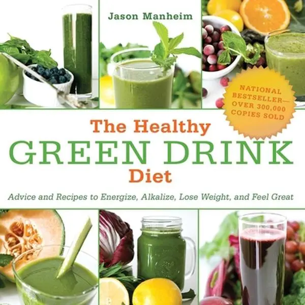 USED Book - The Healthy Green Drink Diet: Advice and Recipes to Energize, Alkalize, Lose Weight, and Feel Great by Manheim, Jason (Paperback) - english