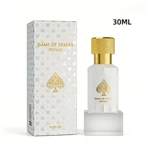 GAME OF SPADES ROYALE 30ML Parfum with Gold Accents and Spade Design for Luxurious Aroma