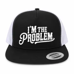 I'm The Problem Snapback Trucker Hat, Uni Men Women's Accessories, Gift For Friends/Family,summerwins Casual Hat Black Cap