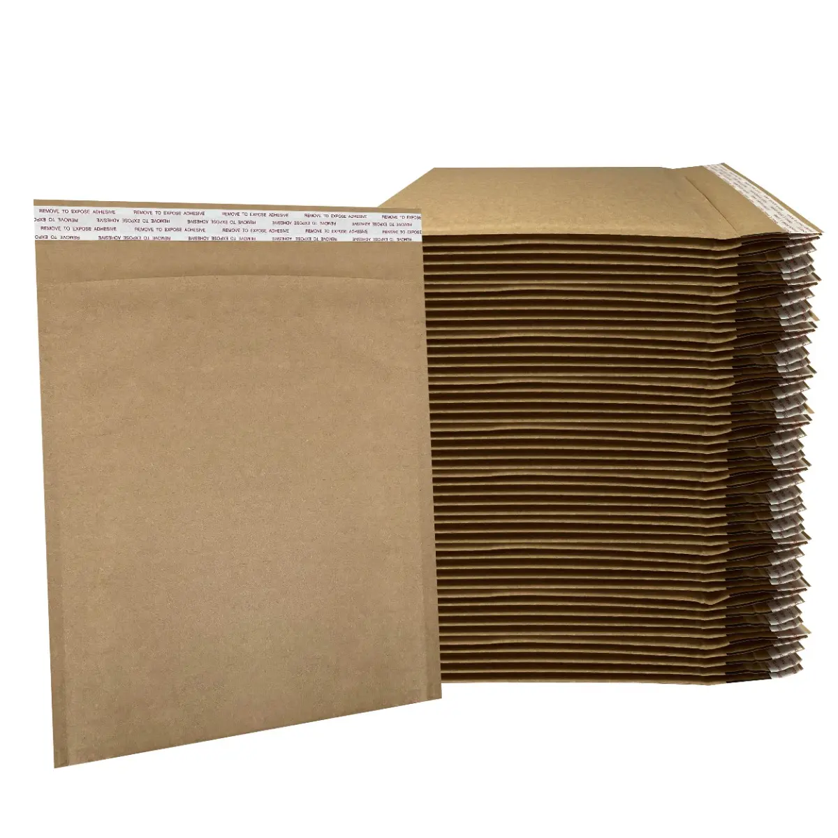UOFFICE Honeycomb Kraft Paper Shipping Mailers, 50 Count #7 14.25"x19" Padded Envelopes with Self-Seal Closure, Opaque Paper Exterior, Recyclable for Secure Commercial Mailing