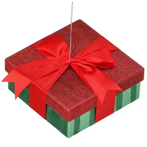 Glitter Gift Box Ornament
