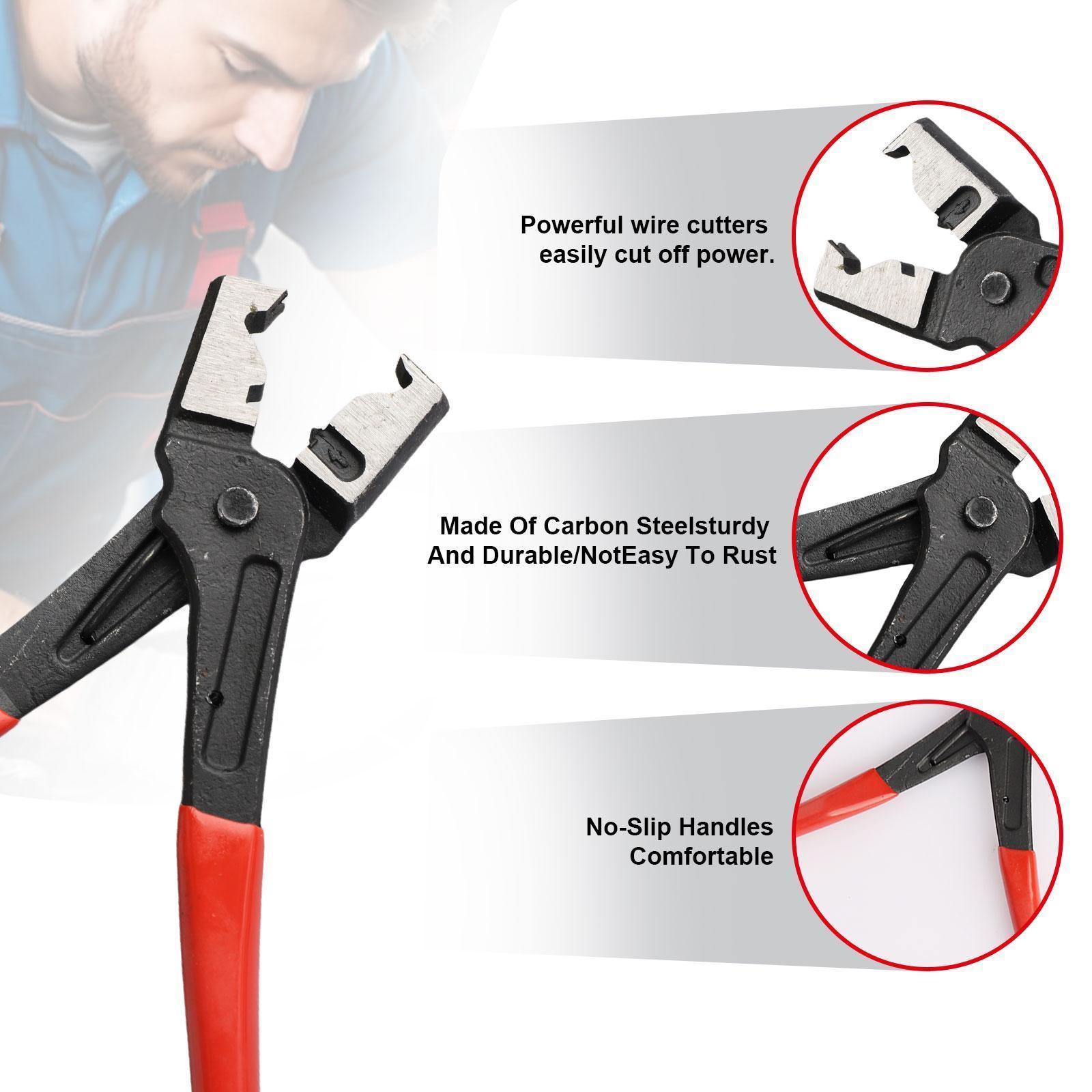 4Pcs Auto Electrical Connector Disconnect Pliers Set | Wire Harness Separator Tool Kit | Automotive Wiring Disconnect Pliers for Car Truck Boat Electrical Repair