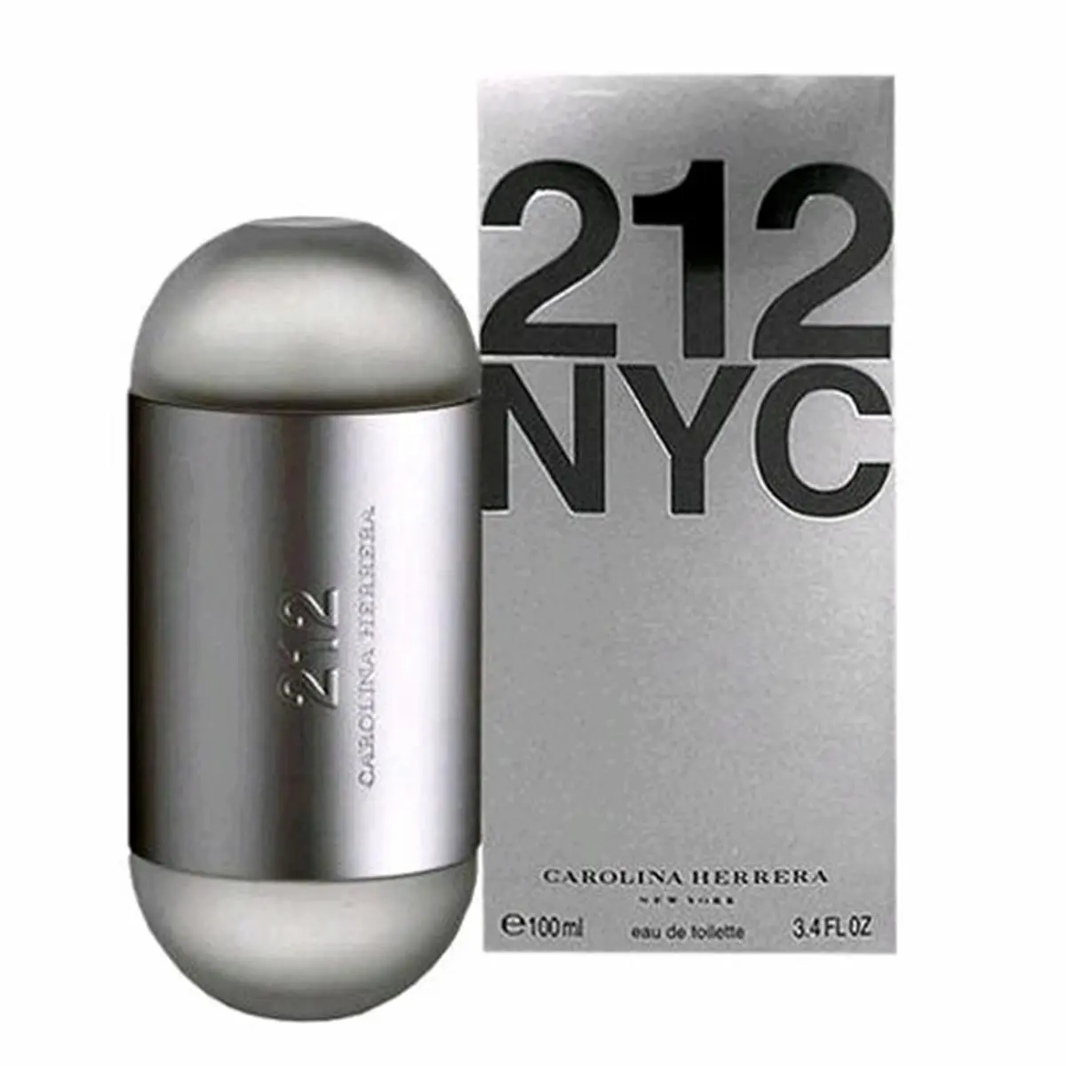 Carolina Herrera 212 Women's Eau de Toilette Spray - Fresh Floral Scents Perfume, Day Fragrance with Lily and Bergamot Notes, 3.4 fl oz