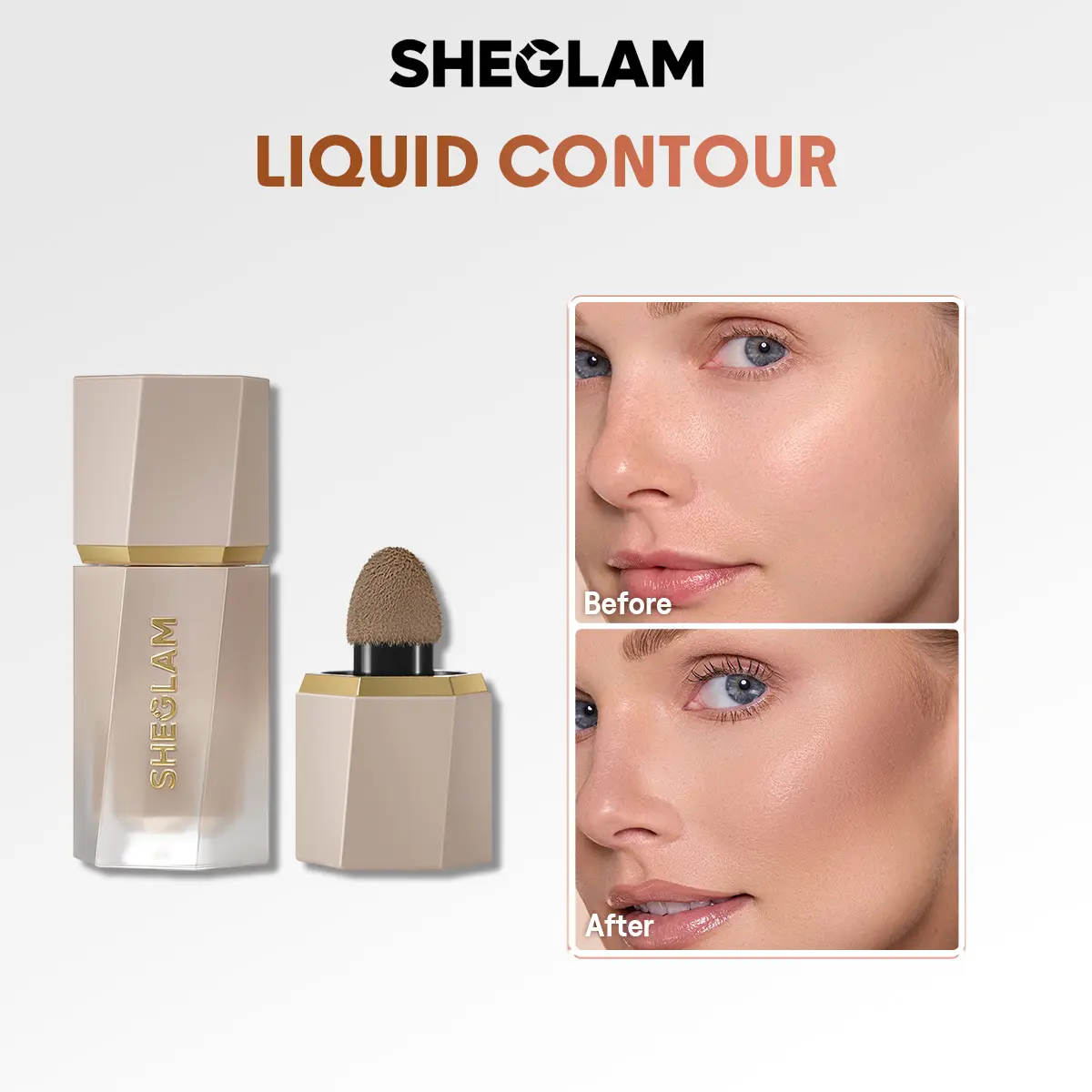 Sun Sculpt Liquid Contour-Soft Tan Golden Sun Makeup Cosmetic-Effortlessbeauty- Coachella-#Summervibes