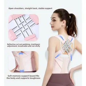 Posture Correction Back Brace - Breathable Open-Shoulder Posture Support Belt for Hunchback Correction & Spinal Alignment