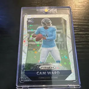 2025 Prizm Cam Ward Rookie Flashback Silver No Huddle Disco RC