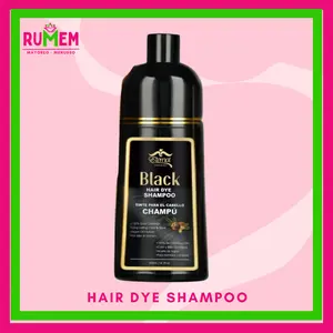 HAIR  DYE SHAMPOO 100% GRAY COVERAGE WITH ARGAN OIL INFUSED