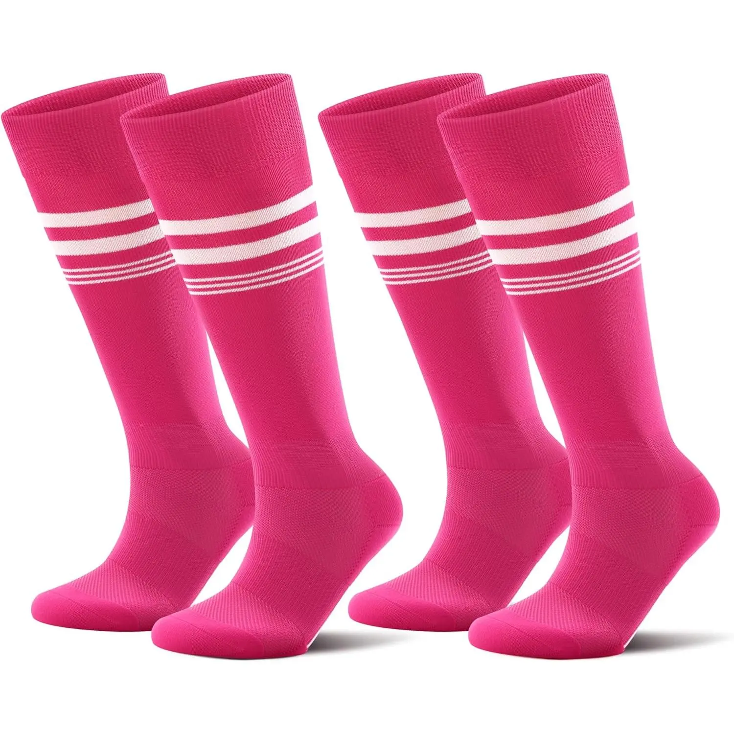 2/3 Pairs Soccer Softball Socks for Youth Kids, Men and Women Multi-sport Socks