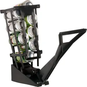 10 Liters Capacity Wall Mounted Beer Can Soda Can Aluminum Can Crusher for Recycling Can Holds Up to 10 Cans Long Handle for Garage or Utility Room