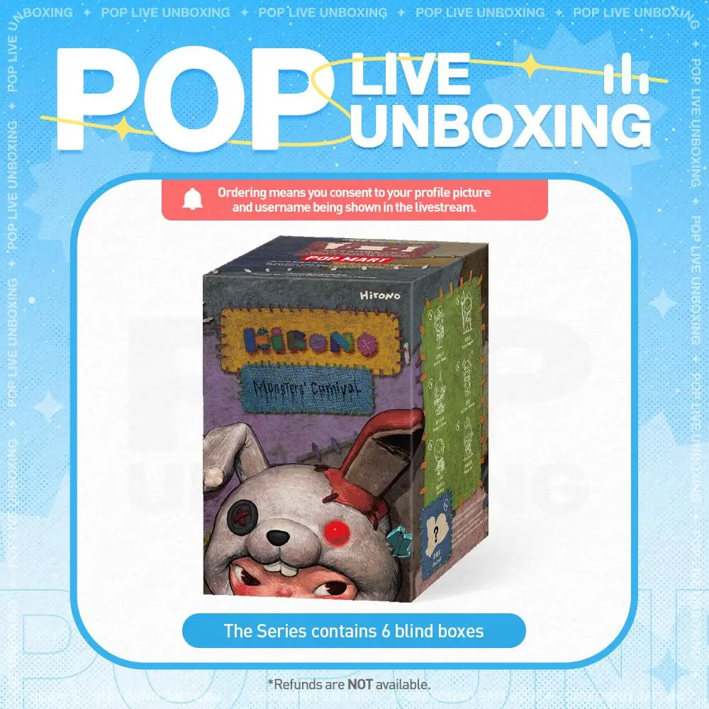 [POP NOW]  POP MART Hirono Monsters' Carnival Series Figures