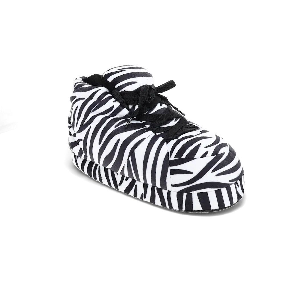 Zebra Print Slippers