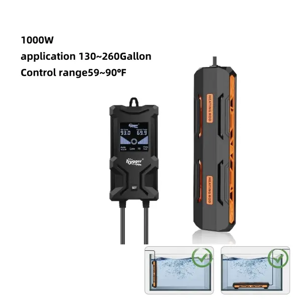 1000W for  130~260Gallon